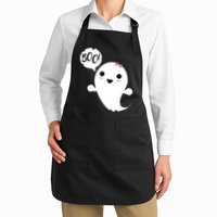Boo Cute Halloween Girl Ghost Apron