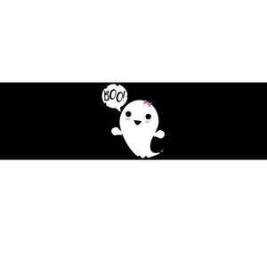 Boo Cute Halloween Girl Ghost Bumper Sticker