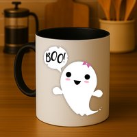 Boo Cute Halloween Girl Ghost Mug