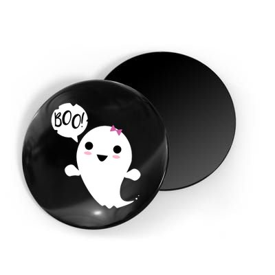 Boo Cute Halloween Girl Ghost Magnet