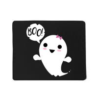 Boo Cute Halloween Girl Ghost Mousepad