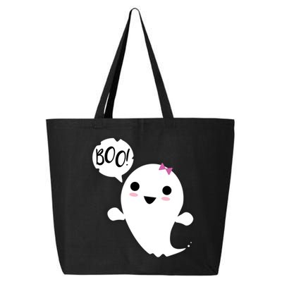 Boo Cute Halloween Girl Ghost 25L Jumbo Tote