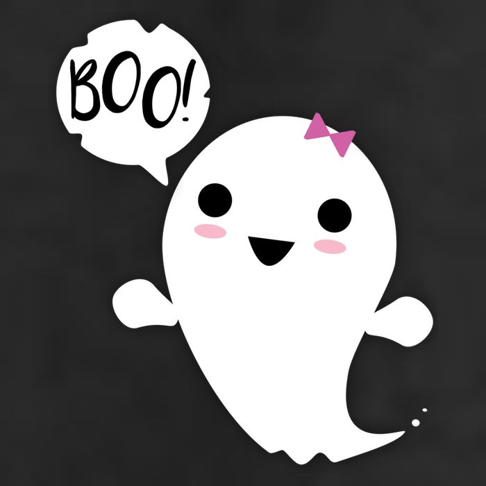 Boo Cute Halloween Girl Ghost Trucker Hat