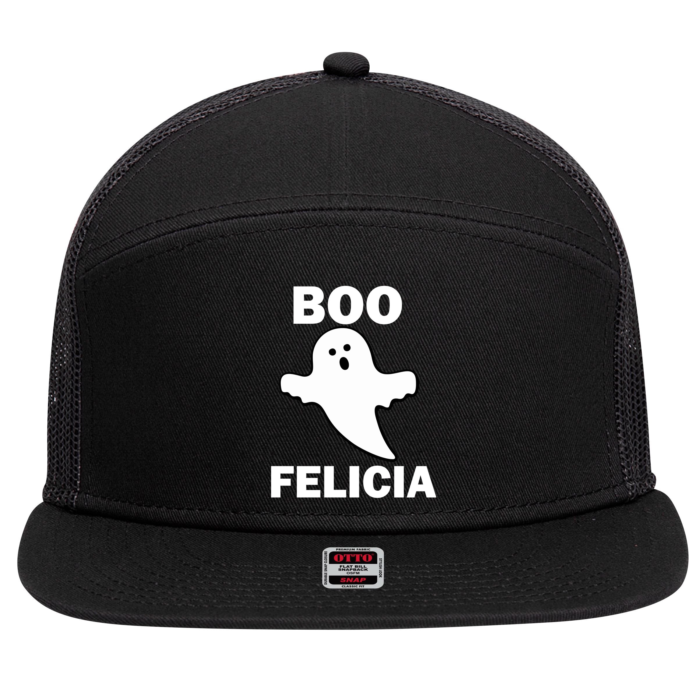 Boo Felicia 7 Panel Mesh Trucker Snapback Hat
