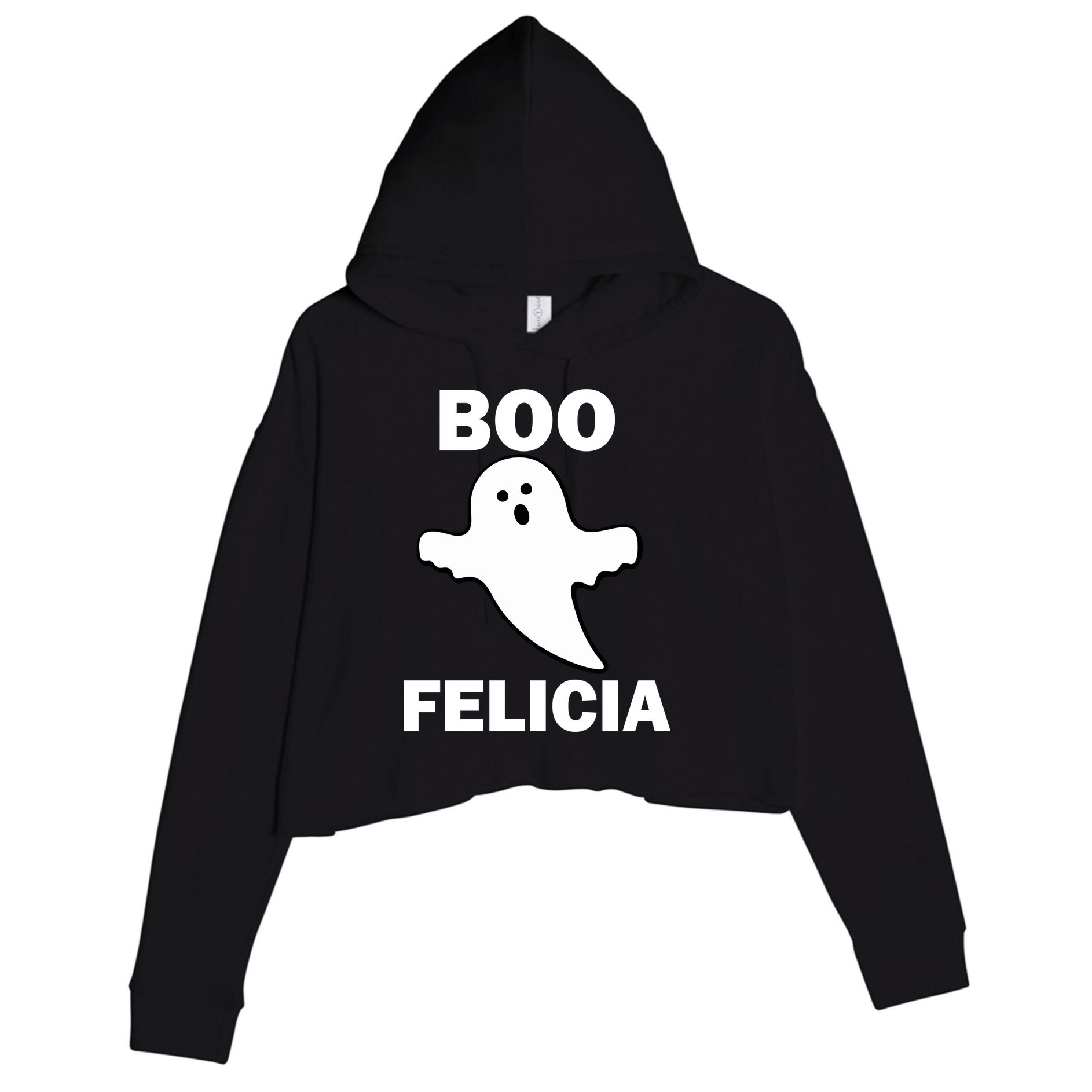 Boo Felicia Crop Fleece Hoodie