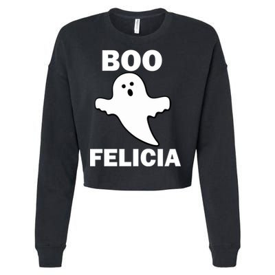 Boo Felicia Cropped Pullover Crew