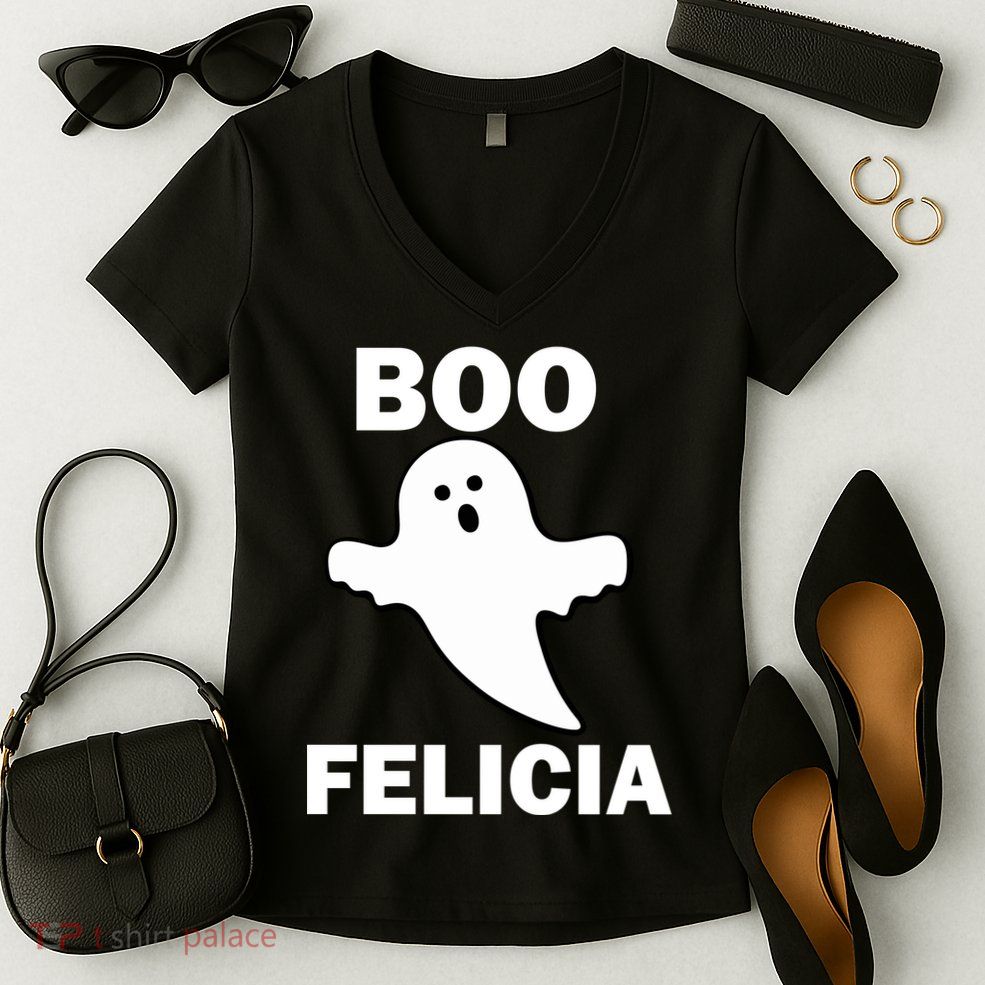 Boo Felicia Women's V-Neck T-Shirt