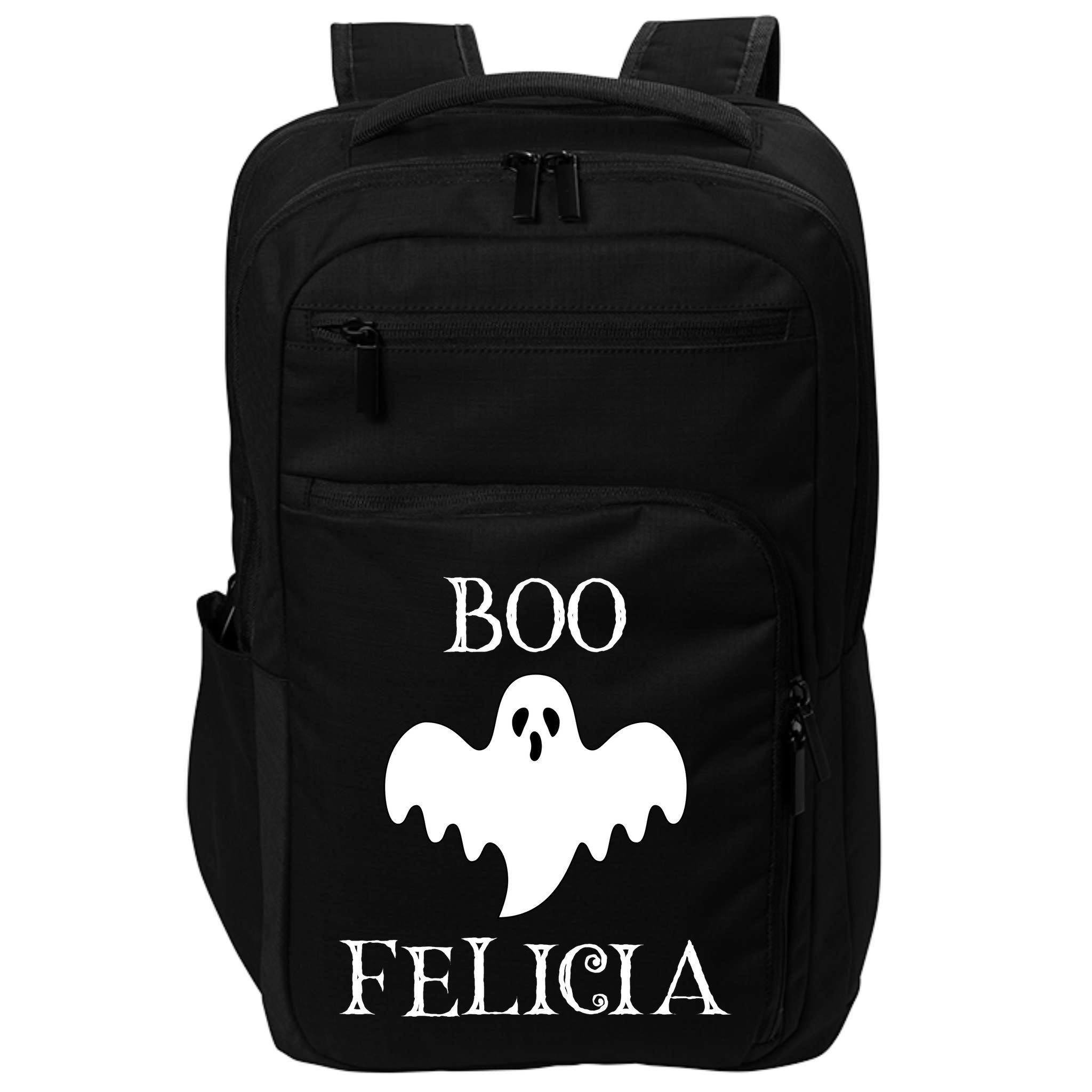 Boo Felicia Funny Halloween Impact Tech Backpack
