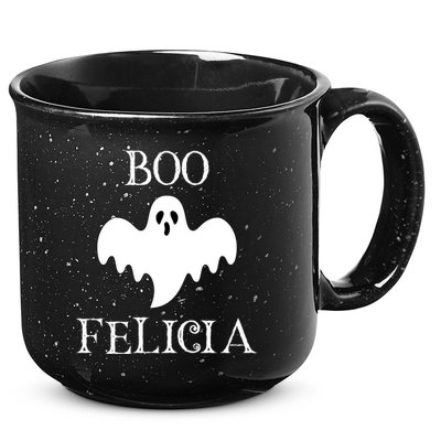 Boo Felicia Funny Halloween 15oz Campfire Ceramic Mug