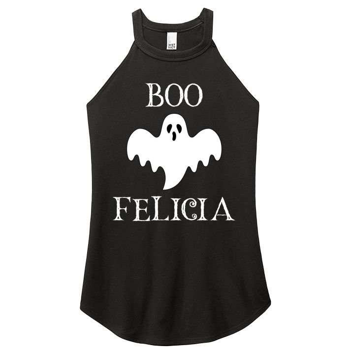 Boo Felicia Funny Halloween Women's Perfect Tri Rocker Tank