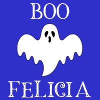 Boo Felicia Funny Halloween Zip Tote Bag