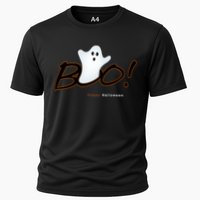 Boo Happy Halloween Ghost Cooling Performance Crew T-Shirt