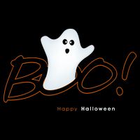 Boo Happy Halloween Ghost Cooling Performance Crew T-Shirt
