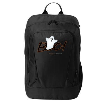 Boo Happy Halloween Ghost City Backpack