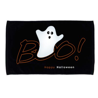 Boo Happy Halloween Ghost Microfiber Hand Towel