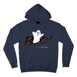 Boo Happy Halloween Ghost Hoodie