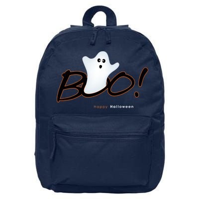 Boo Happy Halloween Ghost 16 in Basic Backpack