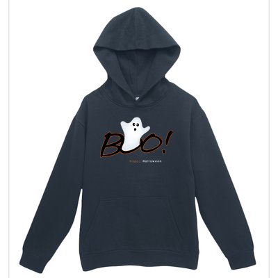 Boo Happy Halloween Ghost Urban Pullover Hoodie