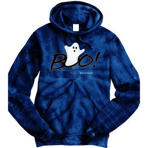 Boo Happy Halloween Ghost Tie Dye Hoodie