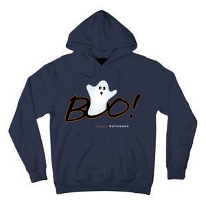 Boo Happy Halloween Ghost Tall Hoodie