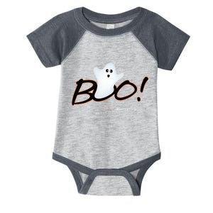 Boo Happy Halloween Ghost Infant Baby Jersey Bodysuit