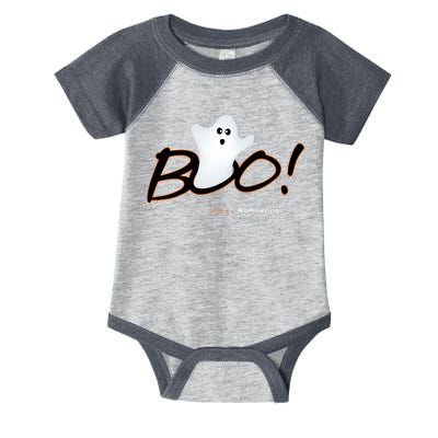 Boo Happy Halloween Ghost Infant Baby Jersey Bodysuit