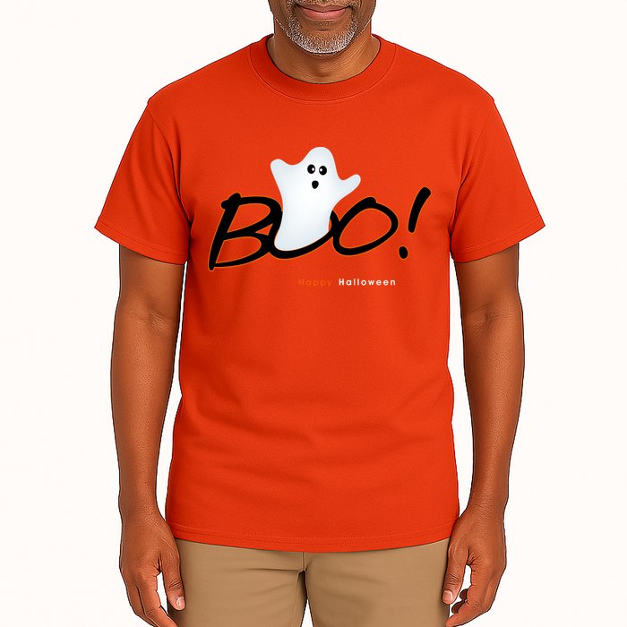 Boo Happy Halloween Ghost Tall T-Shirt