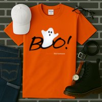 Boo Happy Halloween Ghost Tall T-Shirt