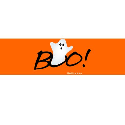 Boo Happy Halloween Ghost Bumper Sticker