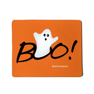 Boo Happy Halloween Ghost Mousepad