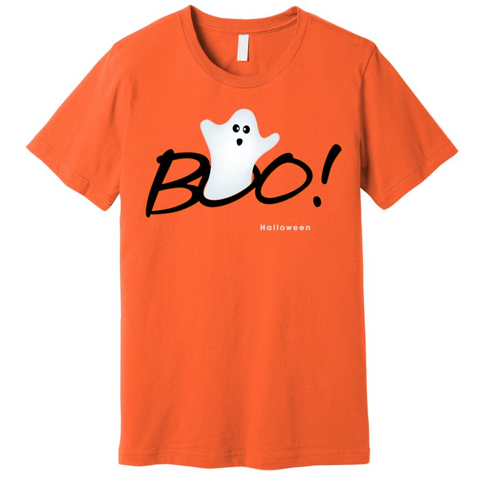 Boo Happy Halloween Ghost Premium T-Shirt