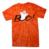 Boo Happy Halloween Ghost Tie-Dye T-Shirt