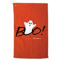 Boo Happy Halloween Ghost Golf Towel