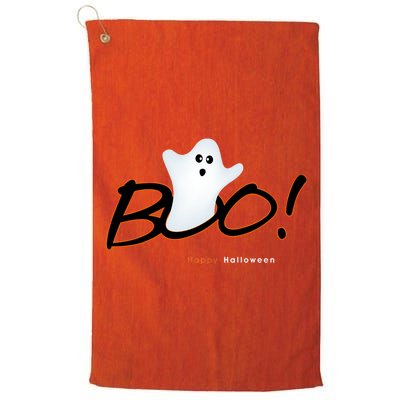 Boo Happy Halloween Ghost Platinum Collection Golf Towel