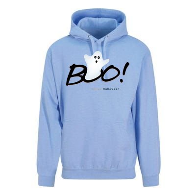 Boo Happy Halloween Ghost Unisex Surf Hoodie