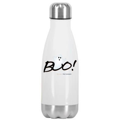 Boo Happy Halloween Ghost Stainless Steel Insulated Water Bottle