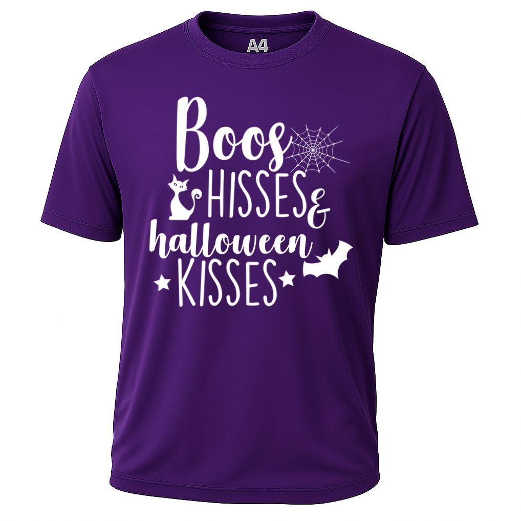 Boo Hisses Halloween Kisses Cooling Performance Crew T-Shirt