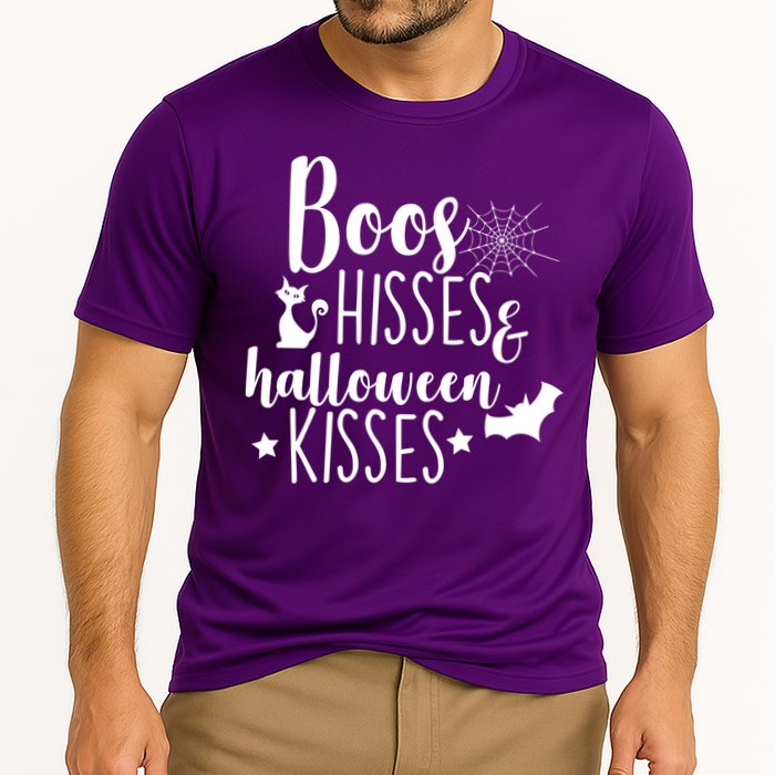 Boo Hisses Halloween Kisses Cooling Performance Crew T-Shirt