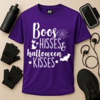 Boo Hisses Halloween Kisses Cooling Performance Crew T-Shirt