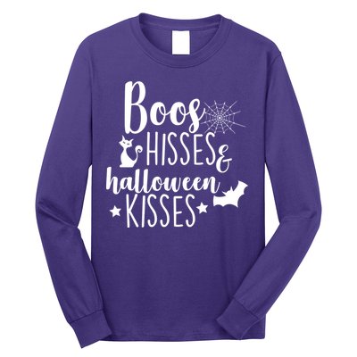 Boo Hisses Halloween Kisses Long Sleeve Shirt
