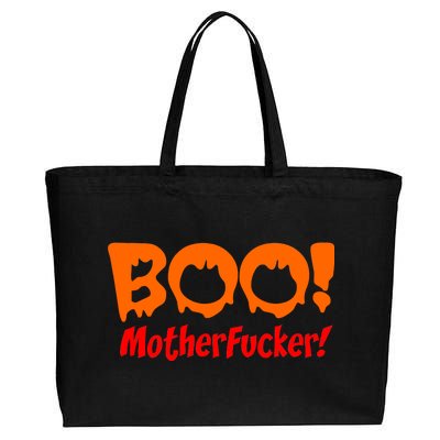 Boo Mother Fucker Cotton Canvas Jumbo Tote