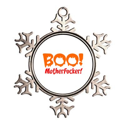 Boo Mother Fucker Metallic Star Ornament