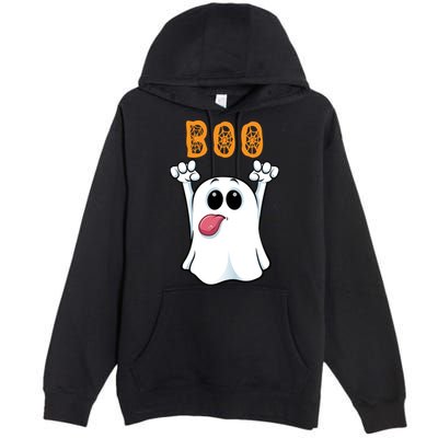 Boo Silly Ghost Premium Pullover Hoodie