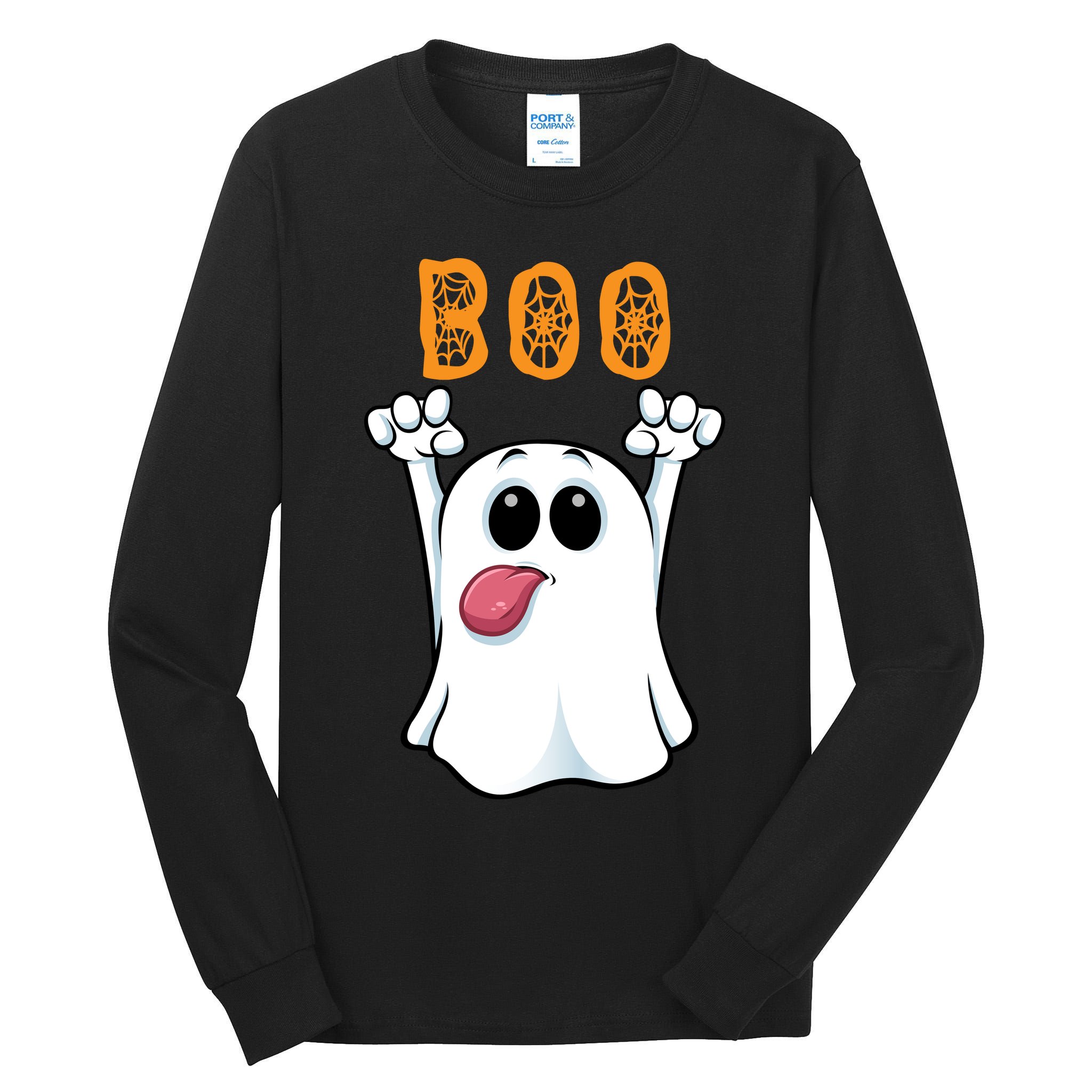 Boo Silly Ghost Tall Long Sleeve T-Shirt