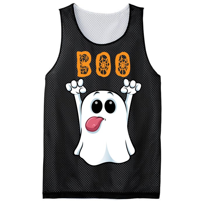 Boo Silly Ghost Mesh Reversible Basketball Jersey Tank