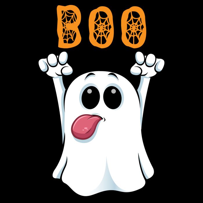 Boo Silly Ghost Cooling Performance Long Sleeve Crew