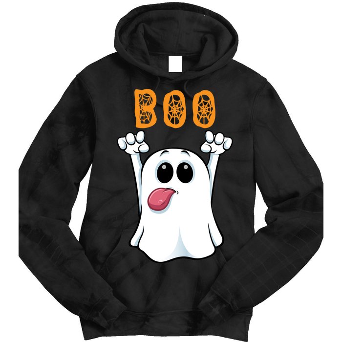 Boo Silly Ghost Tie Dye Hoodie