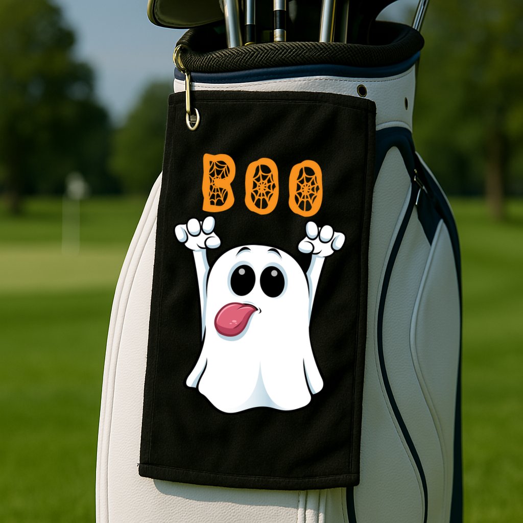 Boo Silly Ghost Golf Towel