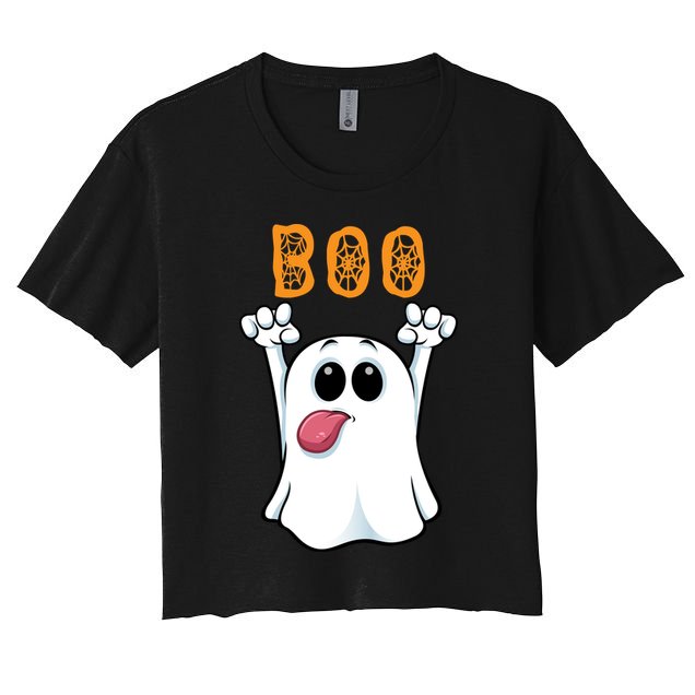 Boo Silly Ghost Crop Top