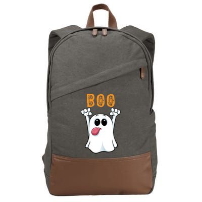 Boo Silly Ghost Cotton Canvas Backpack